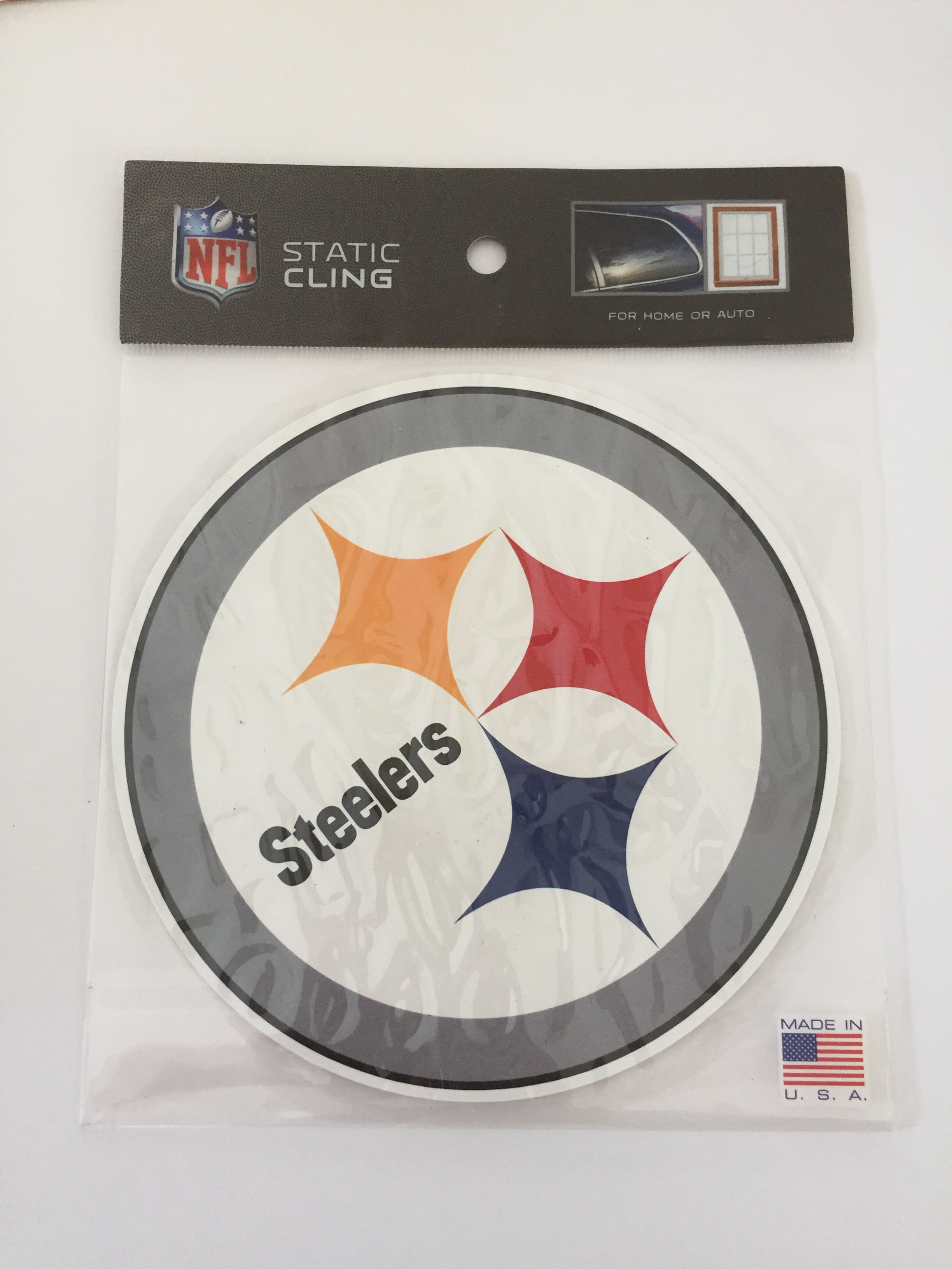 Pittsburgh Steelers Static Cling Decal