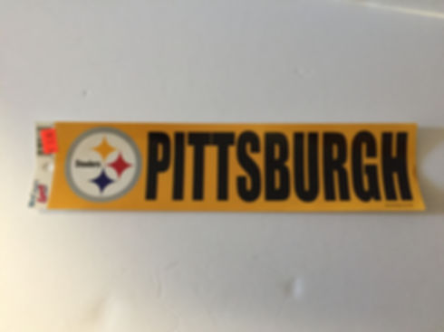 Pittsburgh Steelers Emblem Bumper Sticker