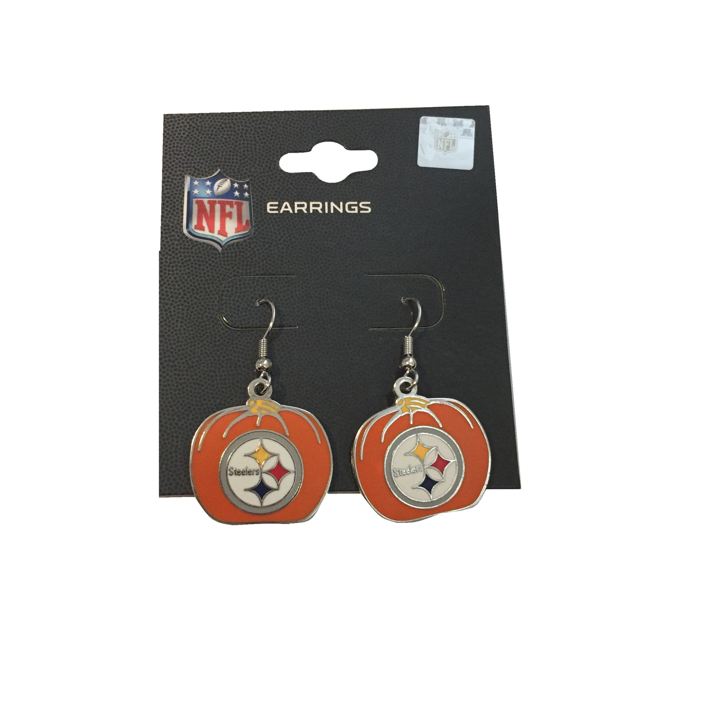Pittsburgh Steelers Halloween Pumpkin Earrings