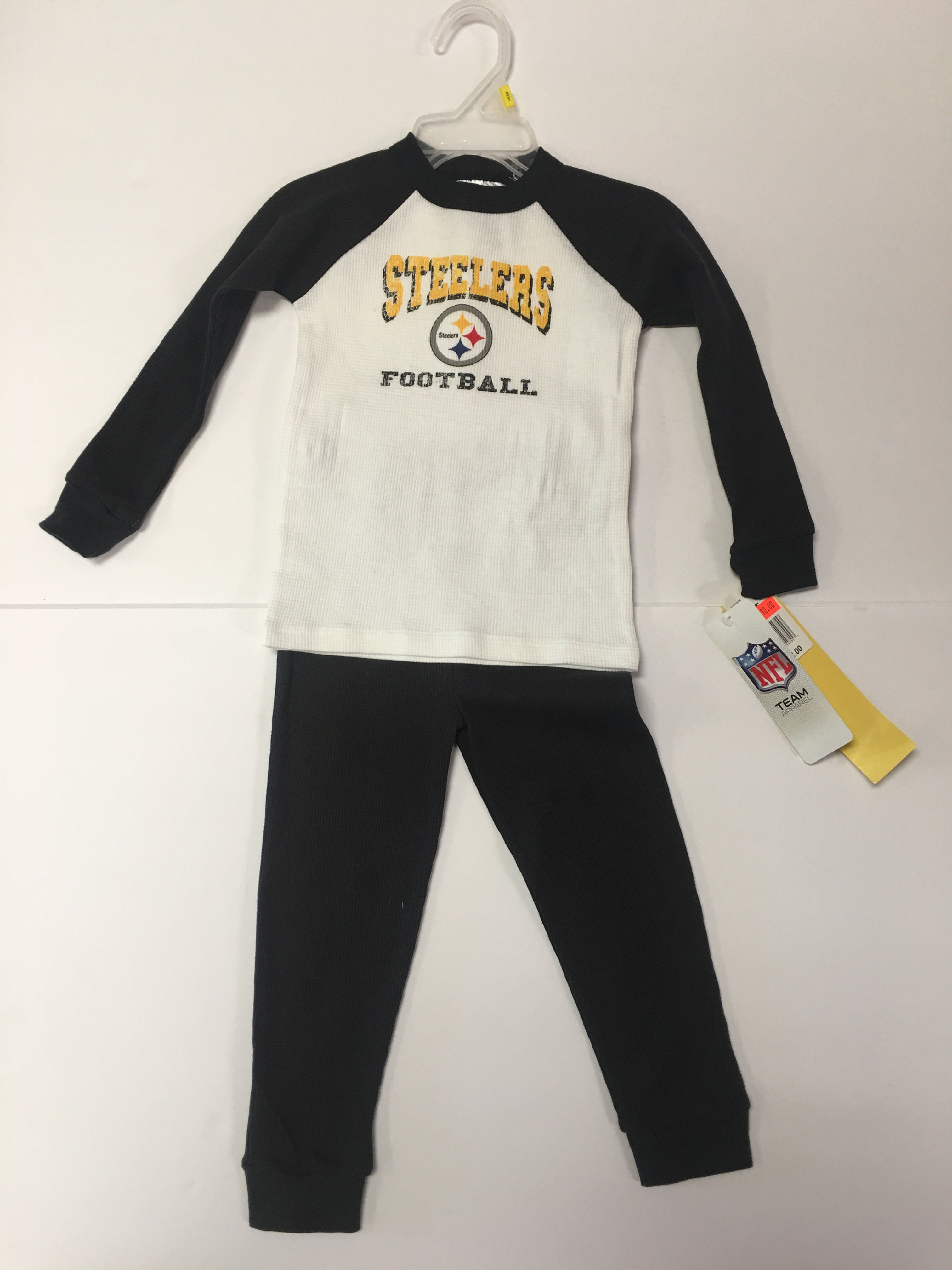 Pittsburgh Steelers,Toddler Pants & Shirt Outfit