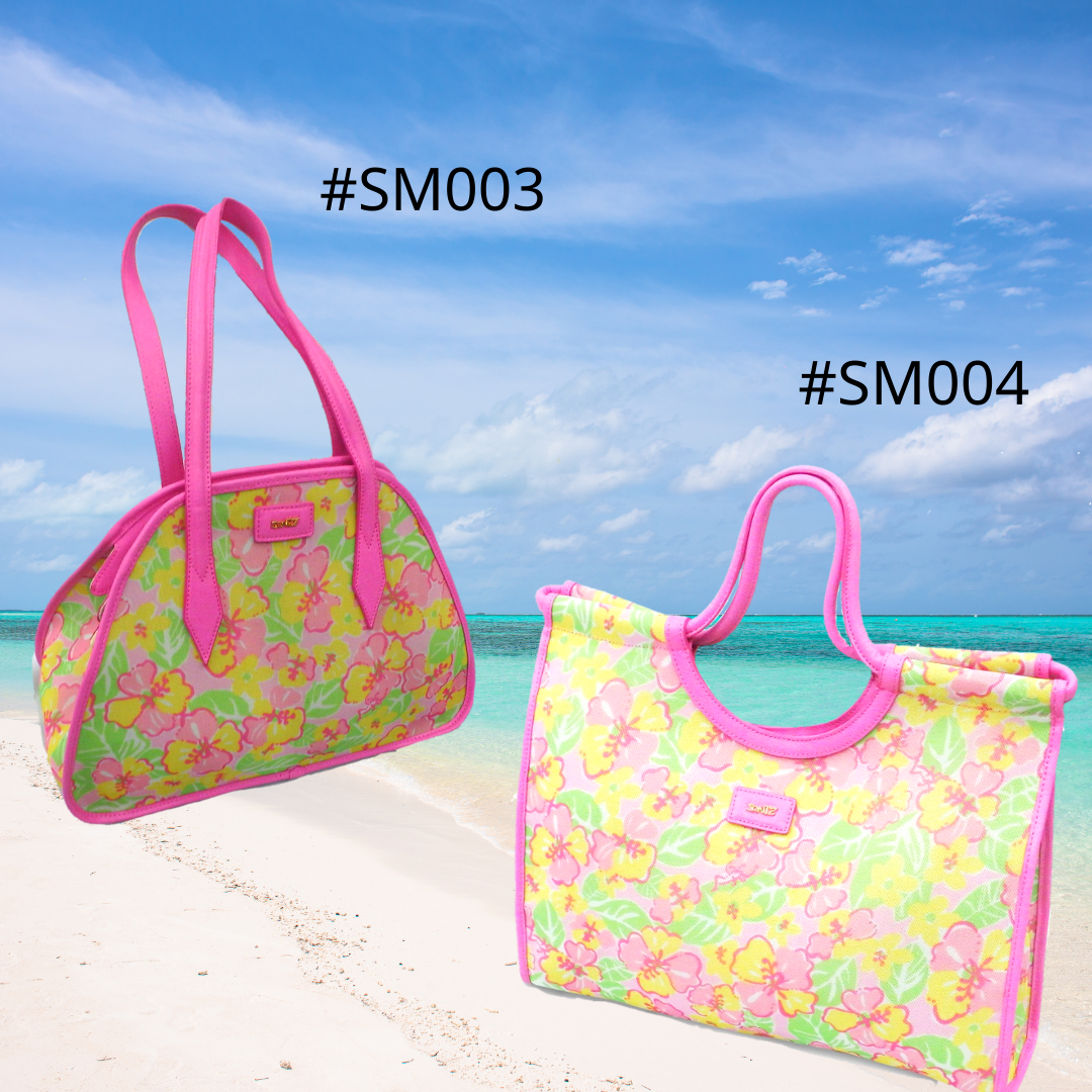 Floral printed Nylon Tote bag