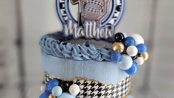 One Tier  Cake (2 Layers, Buttercream)