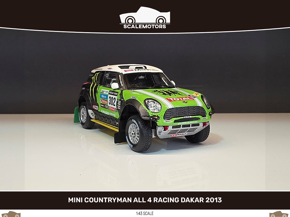 Miniatura: 1:43 Mini Countryman All 4 Racing Dakar 2013