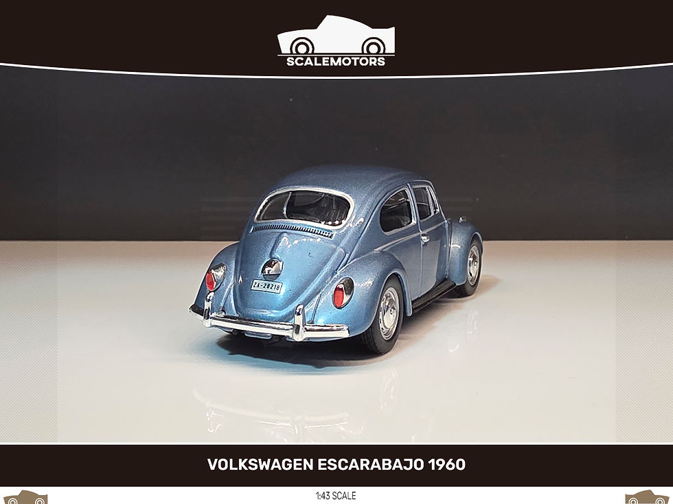 Miniatura: 1:43 Volkswagen Escarabajo 1960