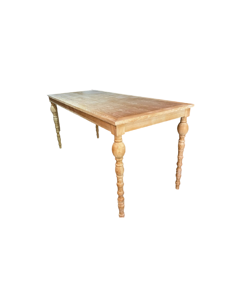 MESA DE BAR VICTORIANA EN MADERA C/NATURAL 94X39X43''H