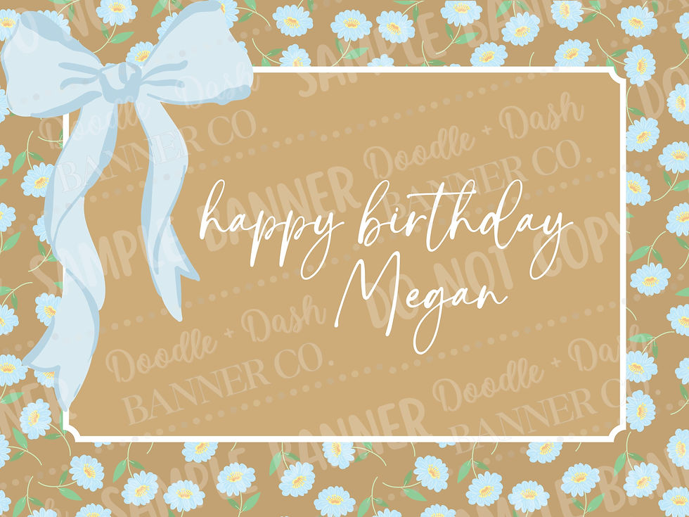 Thumbnail: Girl Birthday Banner Template Set 