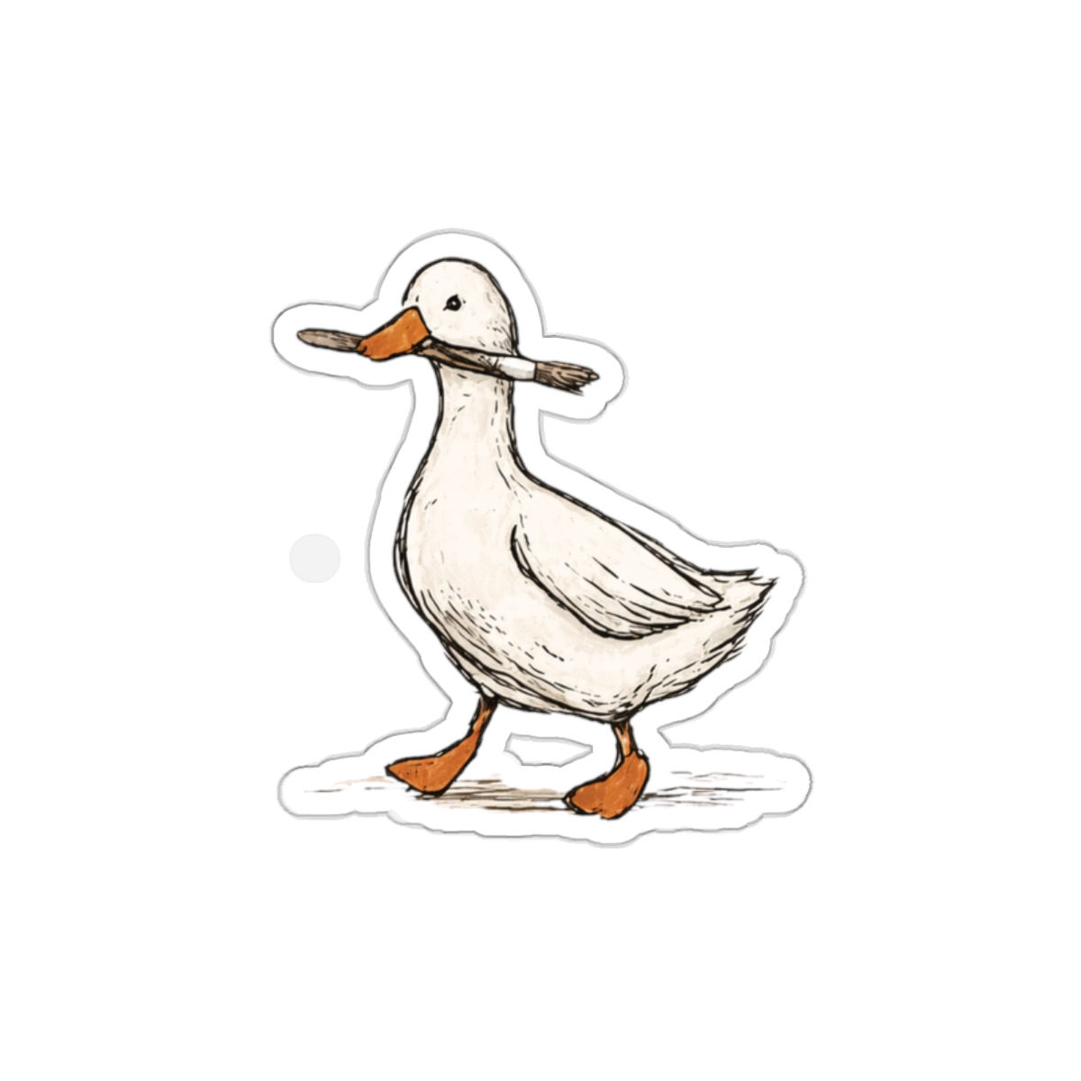 The Artist Goose Sticker