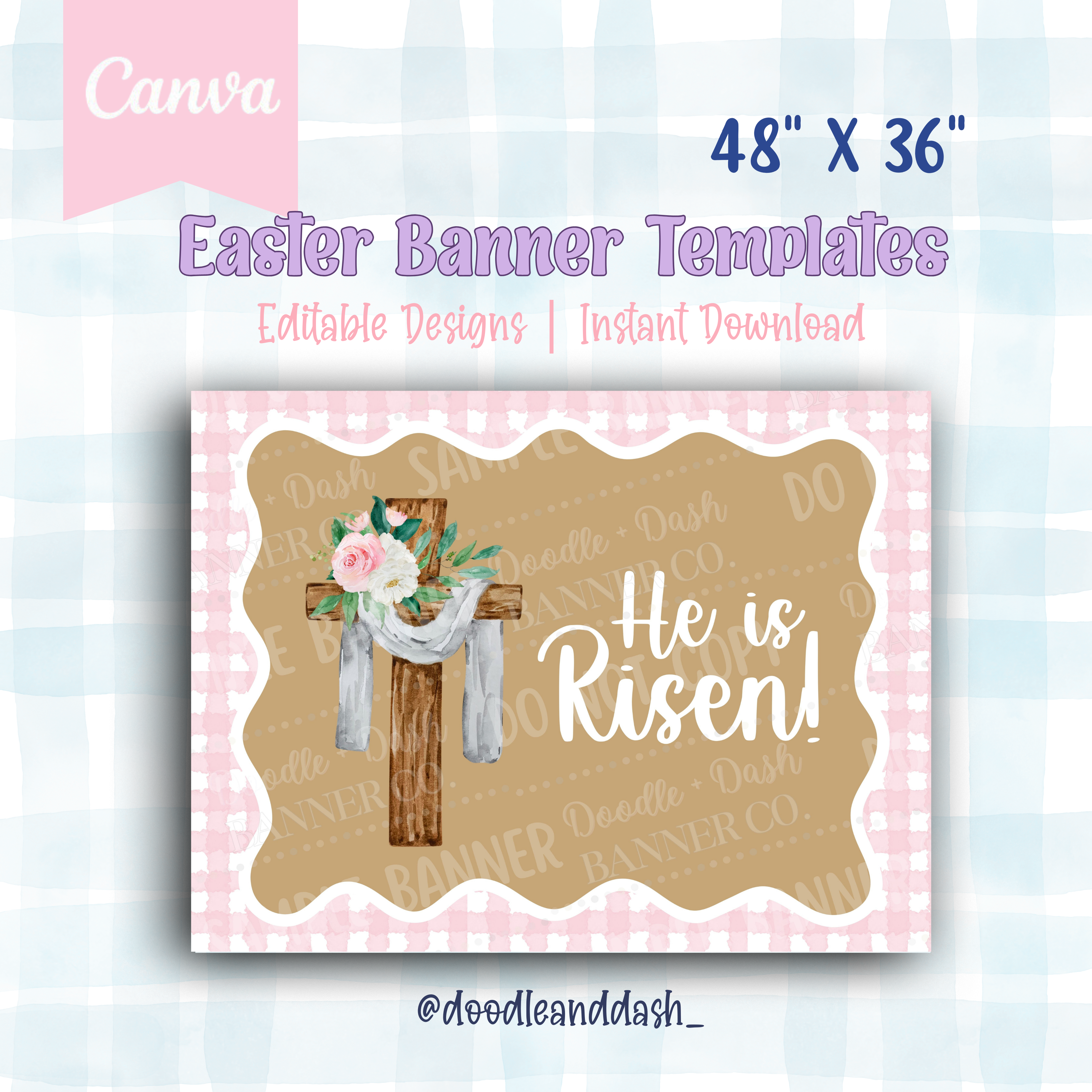 Easter Banner Template Set