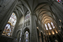 Le transept nord et le choeur
