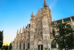 Le transept nord (gothique flamboyant)