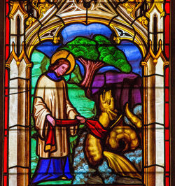 Saint Vigor et le dragon