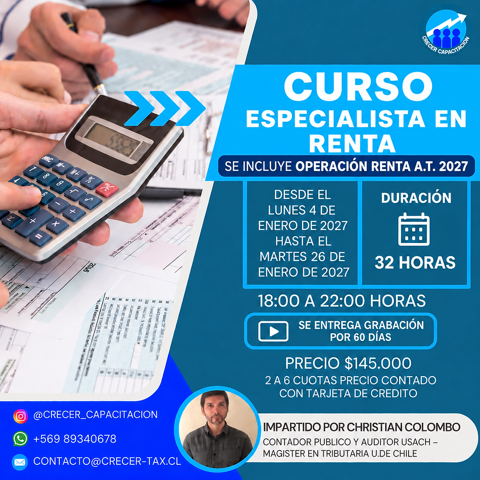 Curso Especialista en Renta. Se incluye Operación Renta A.T. 2027