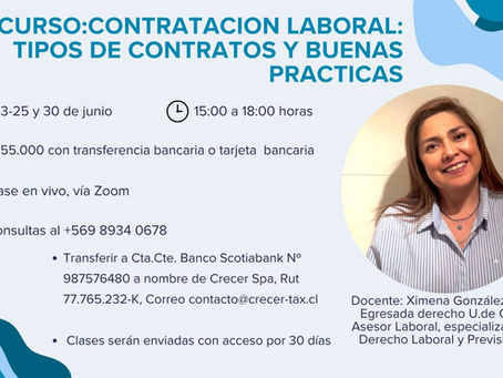 Curso " Contratación Laboral: Tipos de Contratos y Buenas prácticas"