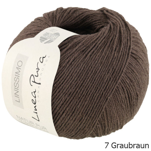 Miniaturbild: Linissimo von Lana Grossa 07 Graubraun