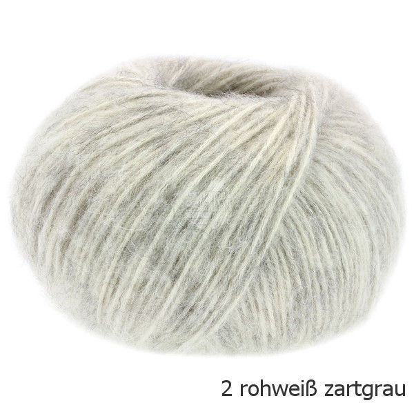 Miniaturbild: Natural Alpaca Pelo Fb. 2 rohweiß zartgrau