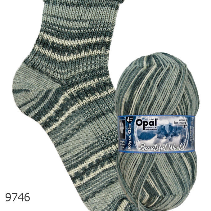 Miniaturbild: Opal Sockenwolle 4-fach Beautiful World 9746