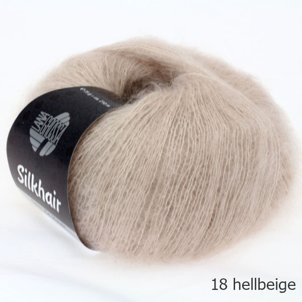 Miniaturbild: Silkhair uni von Lana Grossa 18 hellbeige