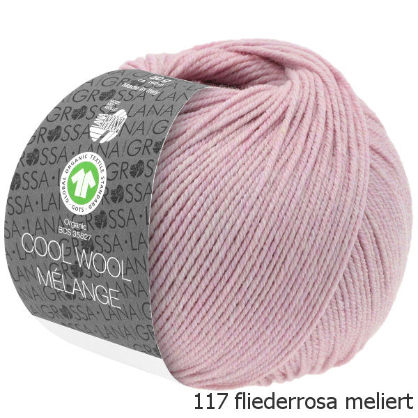 Miniaturbild: Cool Wool GOTS Lana Grossa Fb. 117 fliederrosa