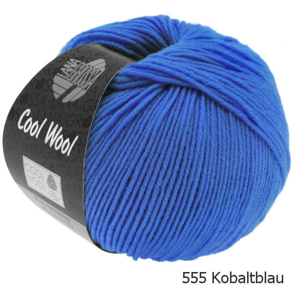 Miniaturbild: Cool Wool von Lana Grossa Fb. 555 kobaltblau