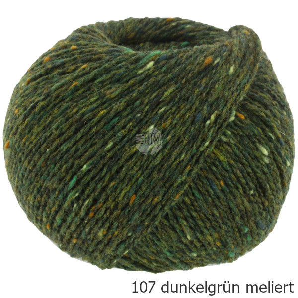 Miniaturbild: Country Tweed Fine von Lana Grossa 107 dunkelgrün
