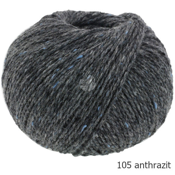 Miniaturbild: Country Tweed Fine von Lana Grossa 105 anthrazit