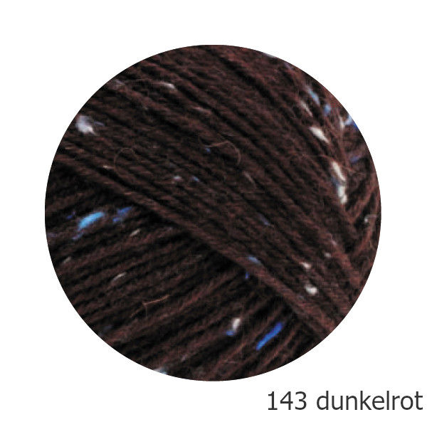 Miniaturbild: Meilenweit Tweed  dunkelrot