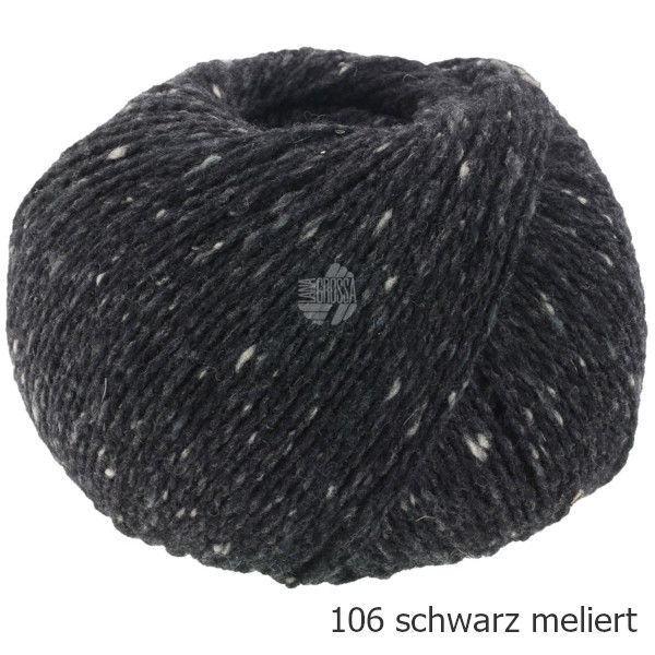 Miniaturbild: Country Tweed Fine von Lana Grossa 106 schwarz