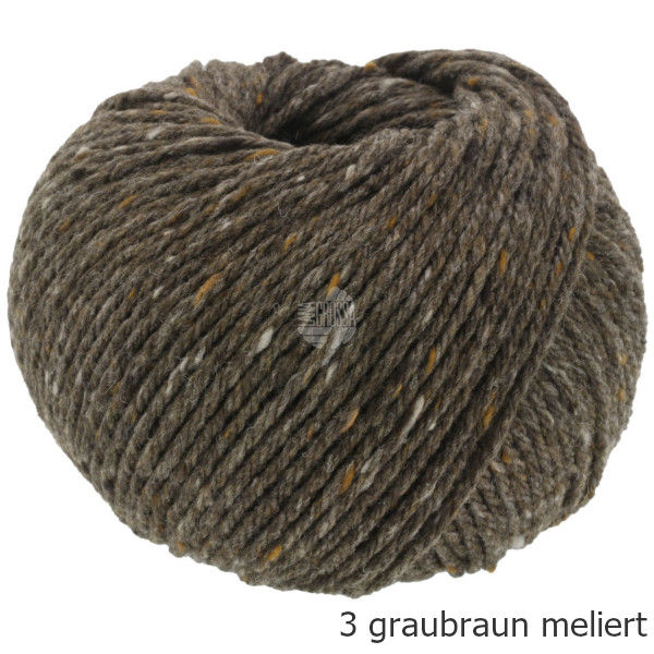 Miniaturbild: Country Tweed von Lana Grossa 3 graubraun melier