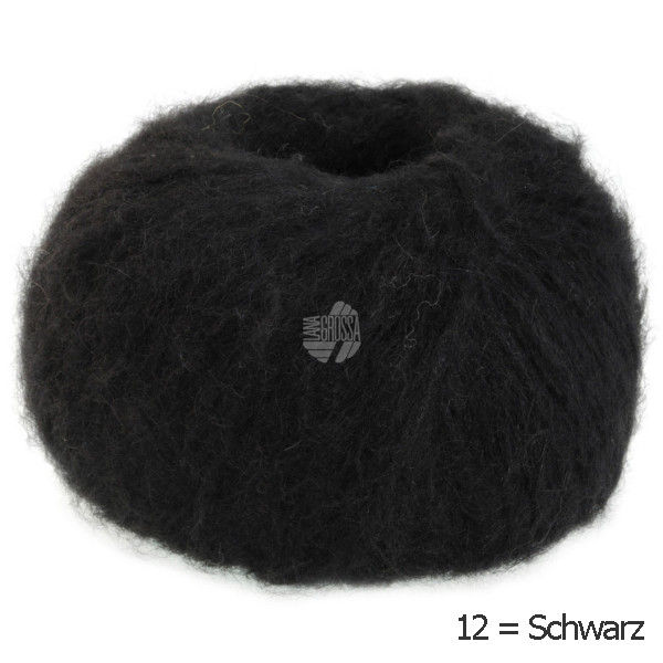 Miniaturbild: Alpaca Air von Lana Grossa 12 schwarz