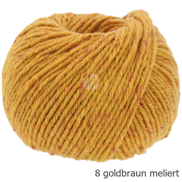 Miniaturbild: Country Tweed von Lana Grossa 8 goldbraun meliert