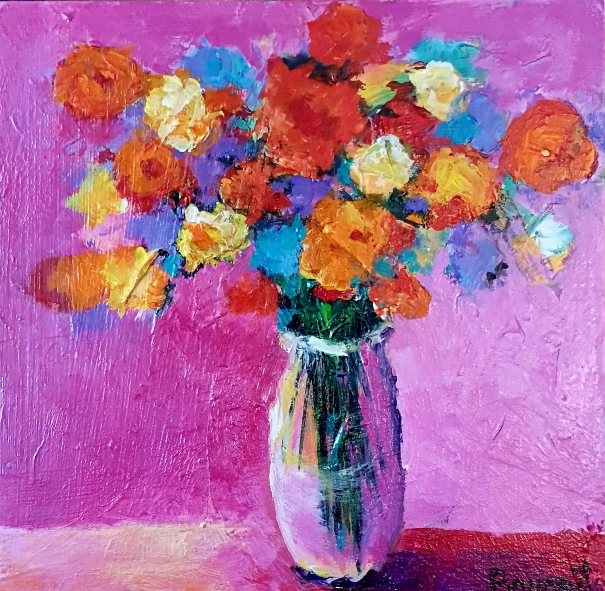 Floral #12 in Pink