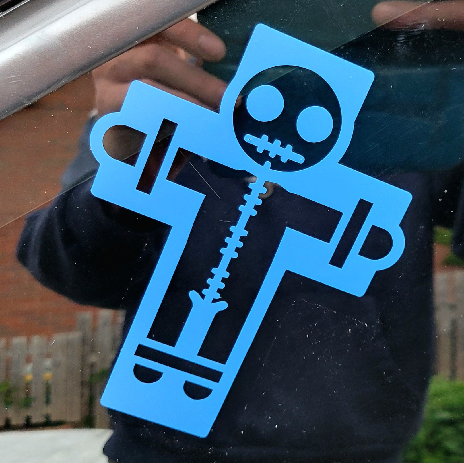 VooDoo doll on a stretcher decal