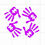 Thumbnail: Autism awareness logo with hand prints decal