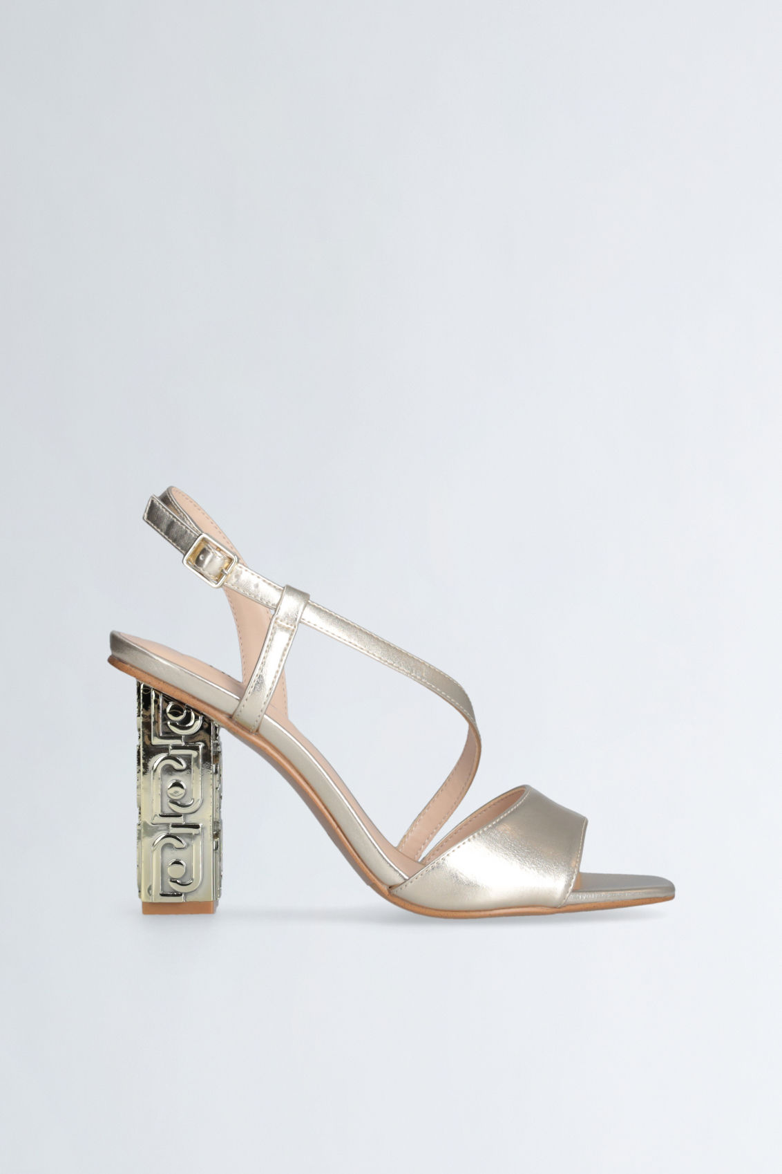 Sandalias Liu Jo con tacón con logotipo