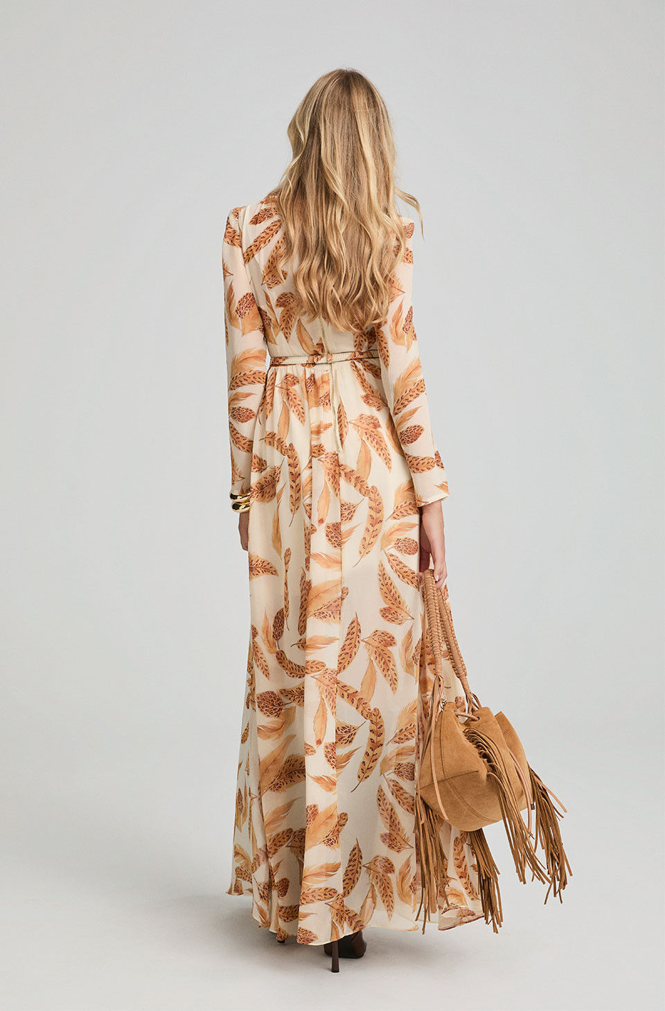 Miniatura: VESTIDO PLUMAS MAXI DRESS BY FETICHE SUANCES