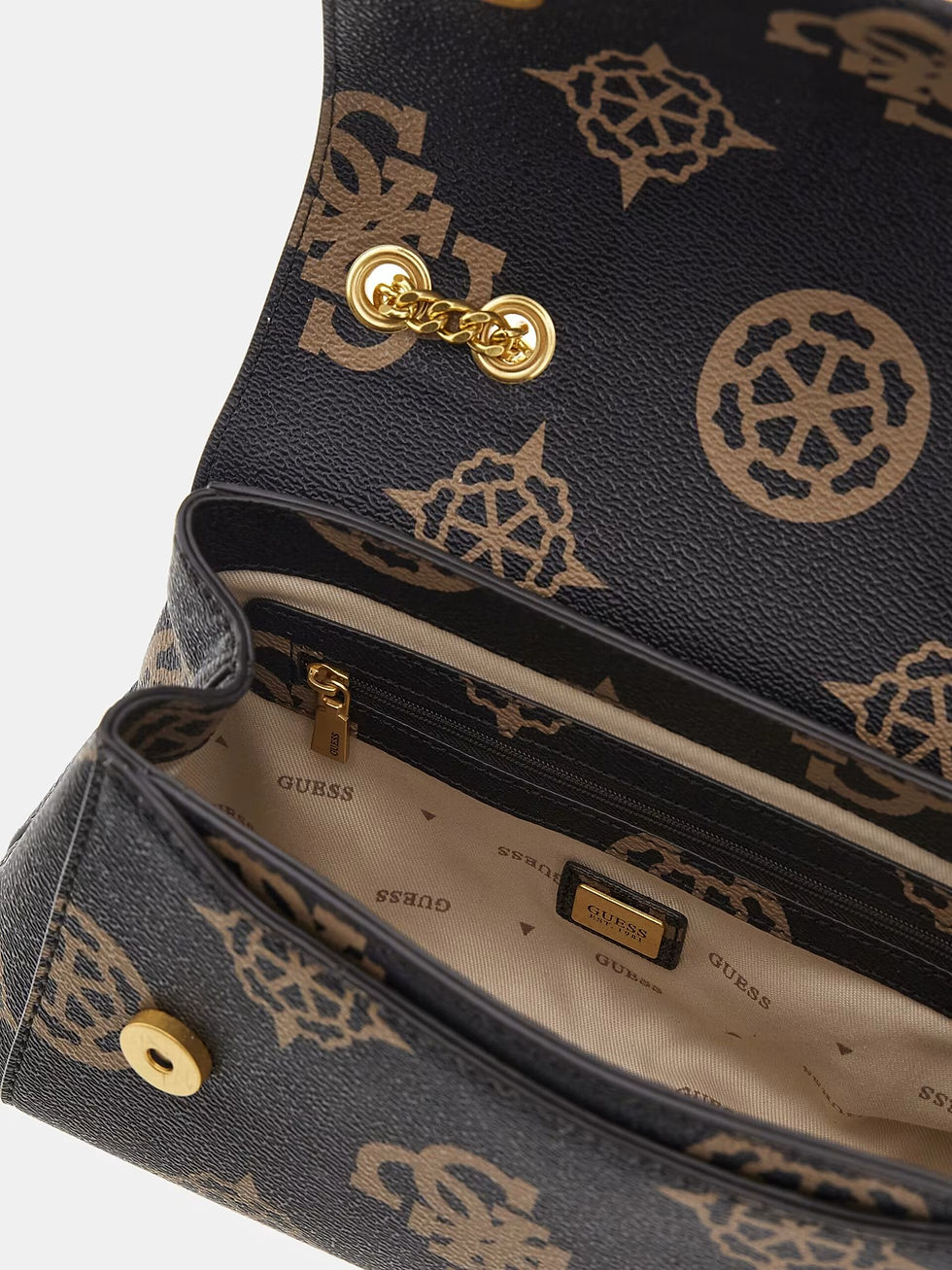 Miniatura: Bandolera Guess sestri logotipo 4g peonía