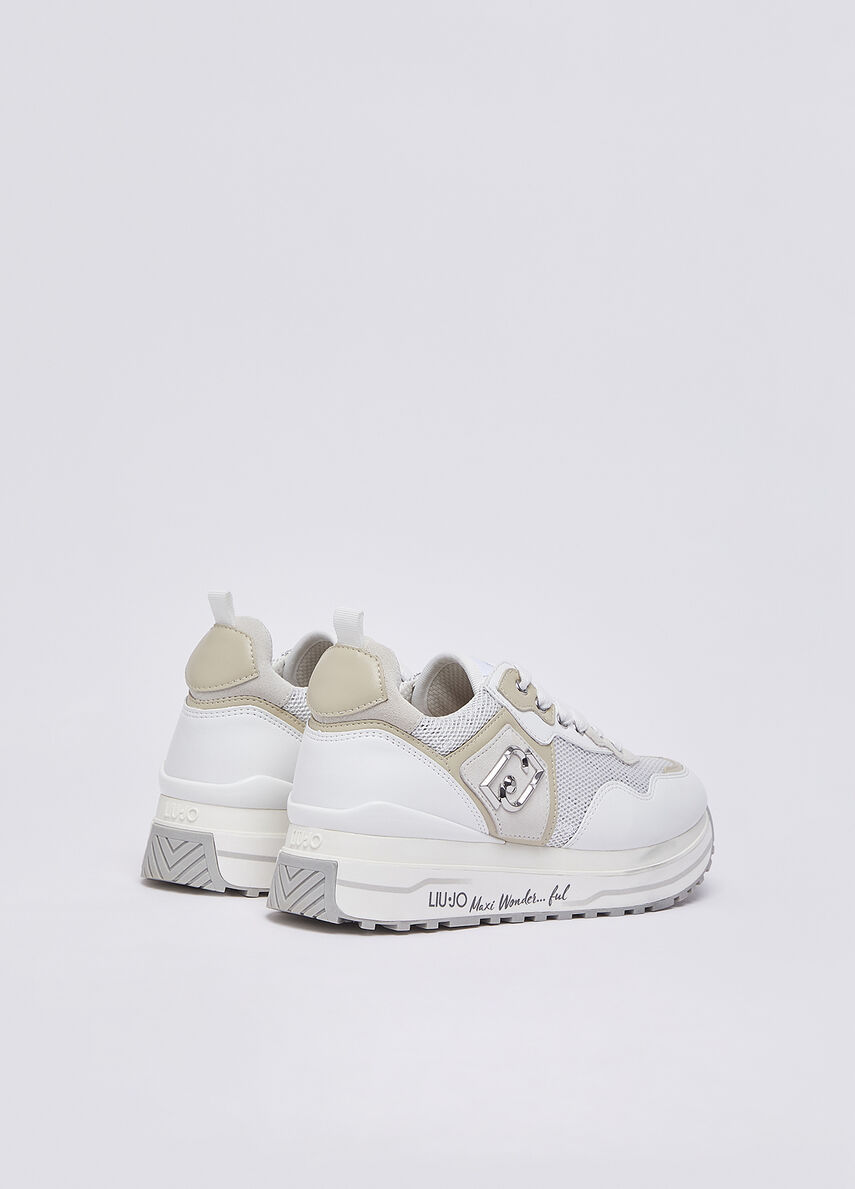 Miniatura: Zapatillas Liu jo de malla con lentejuelas con plataforma