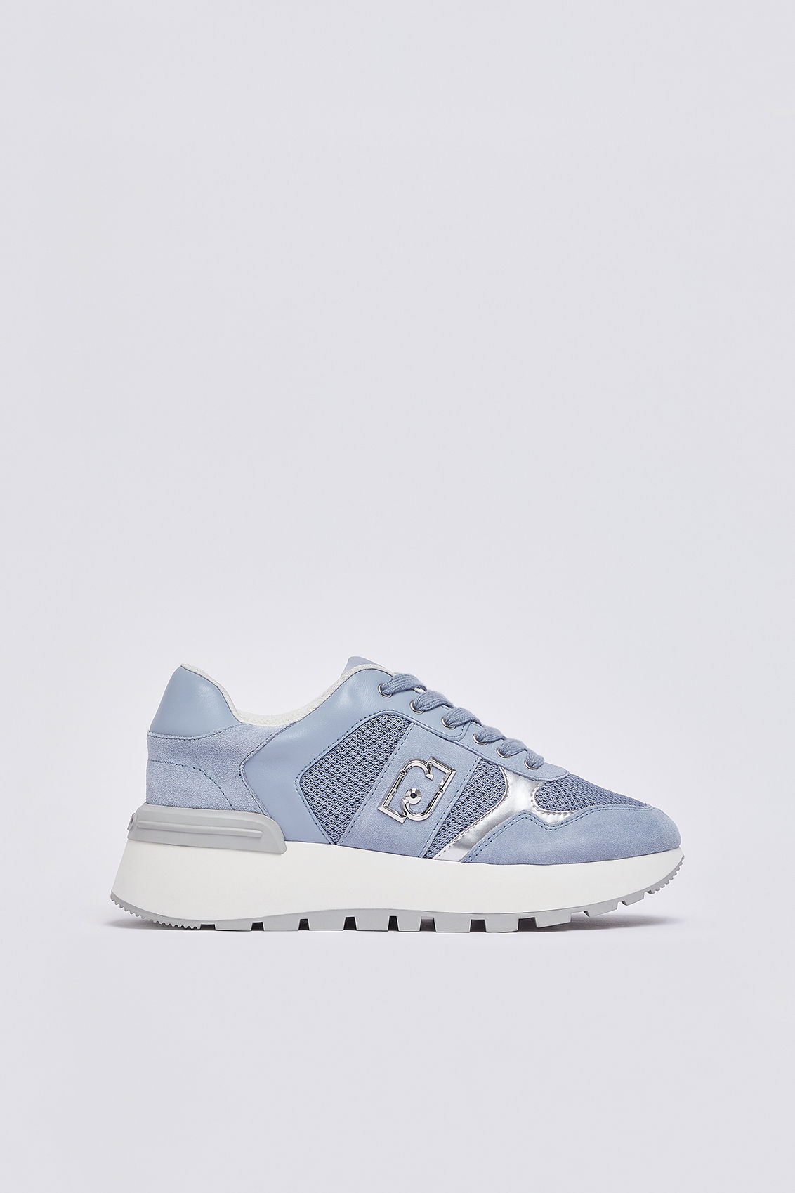 Zapatillas Liu Jo de ante y malla con plataforma