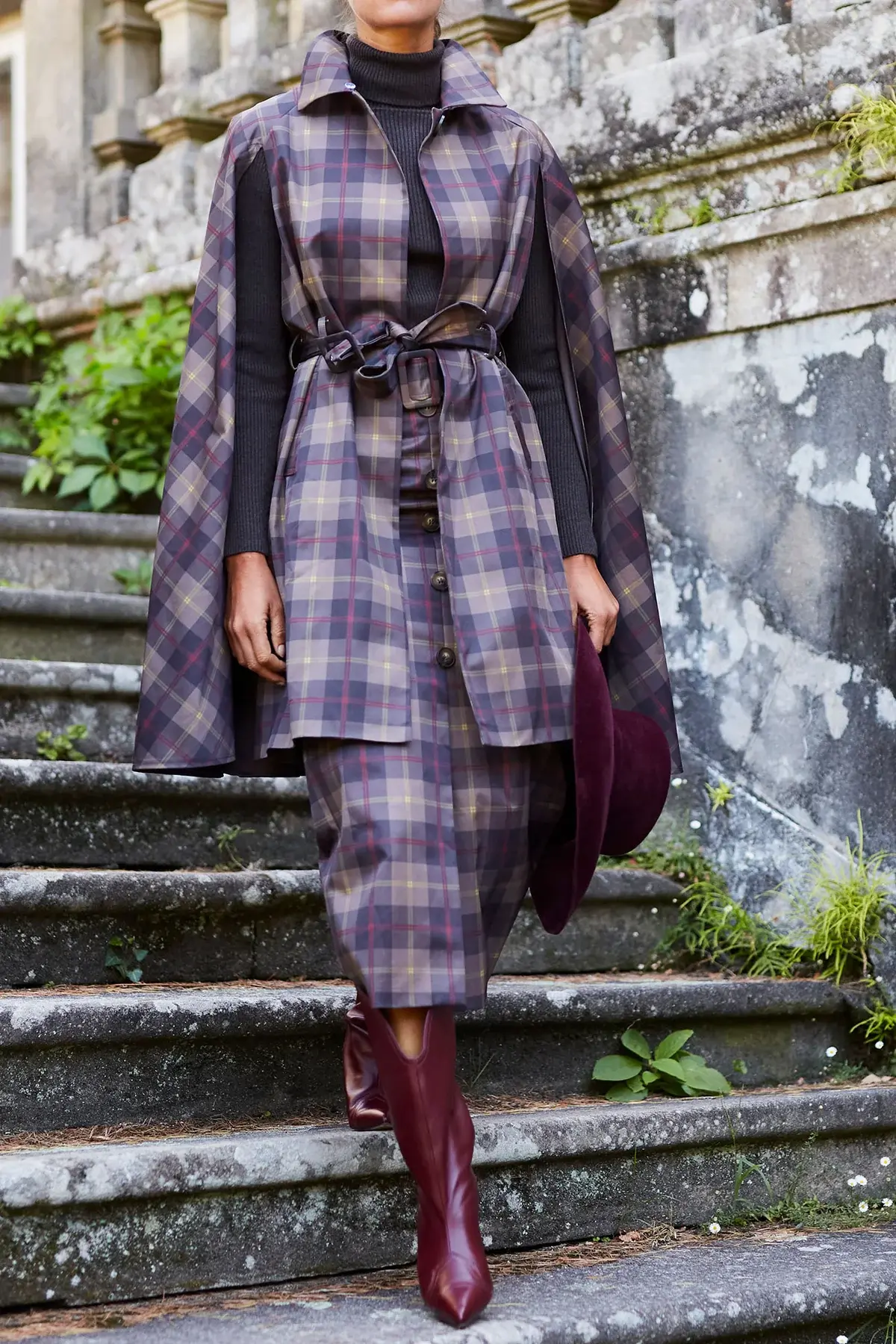 FALDA COOSY PIERINA MARRON