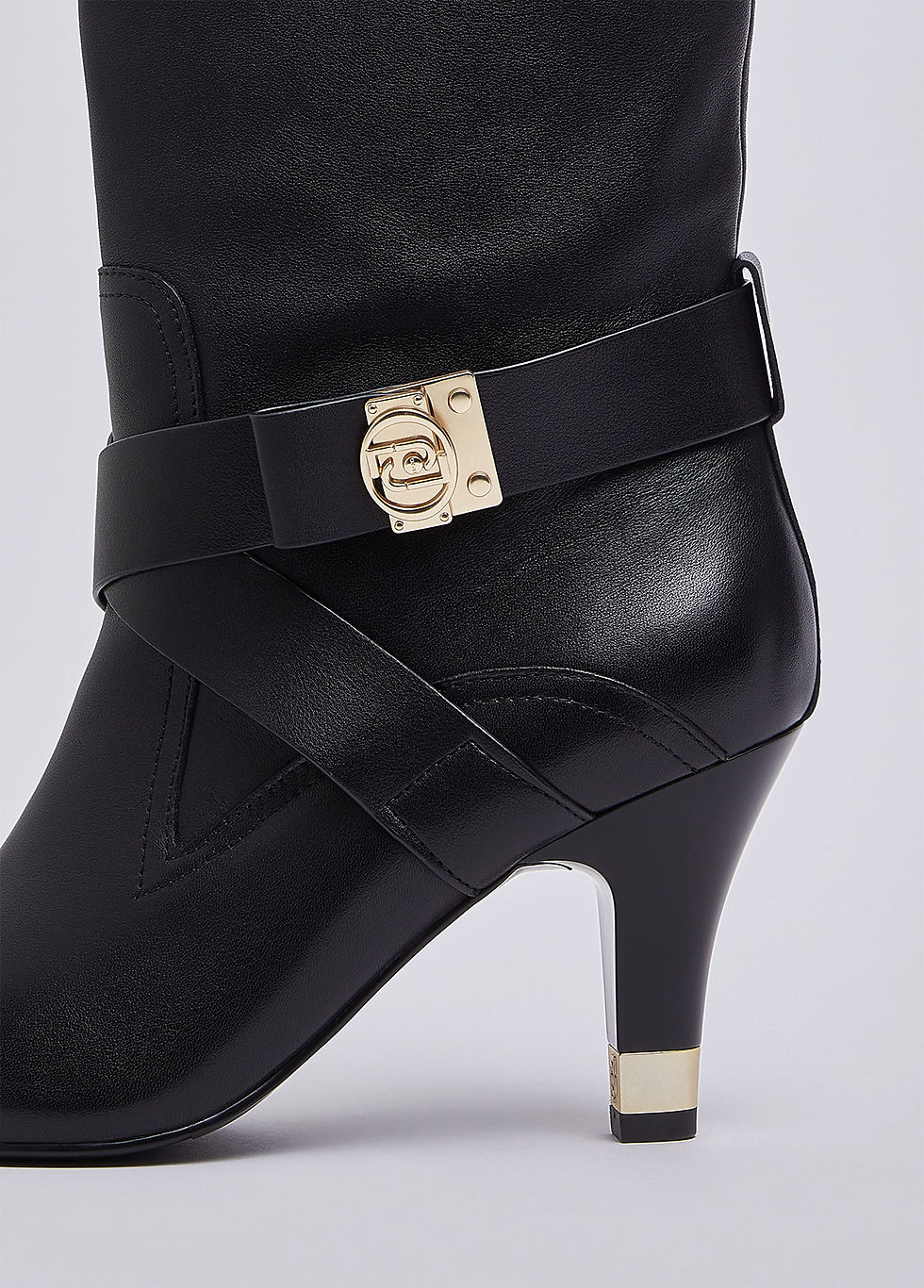 Miniatura: Botas Liu Jo de cuero con tacón ancho