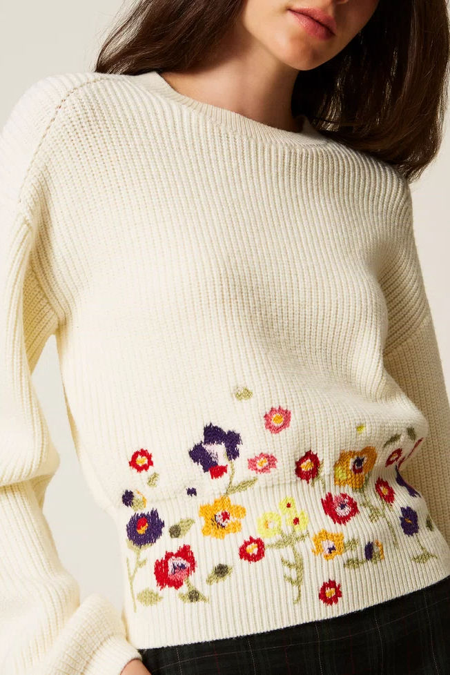 Miniatura: Jersey corto con bordado