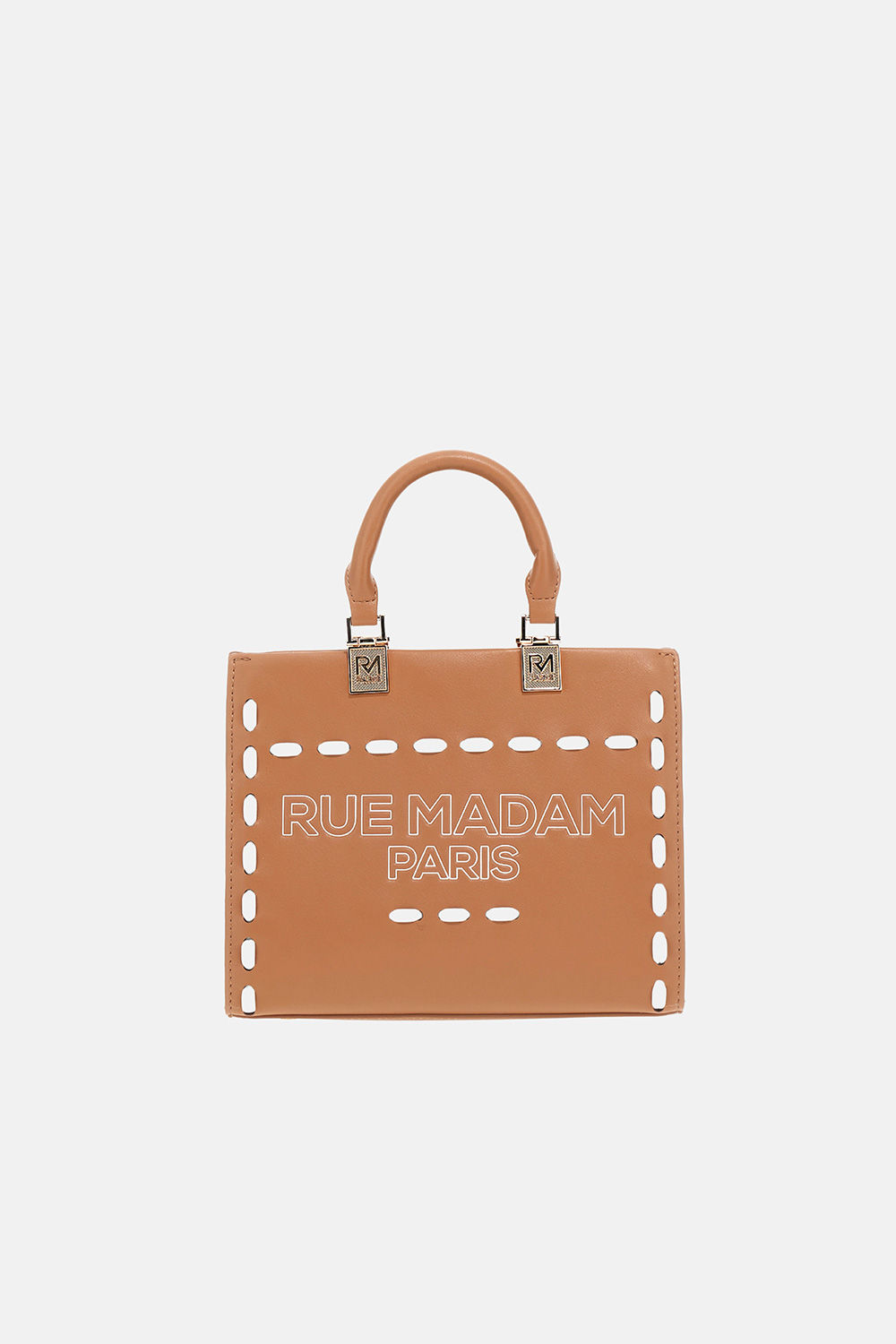 Bolso Rue Madam Iconique Spring Mini Tote Cognac