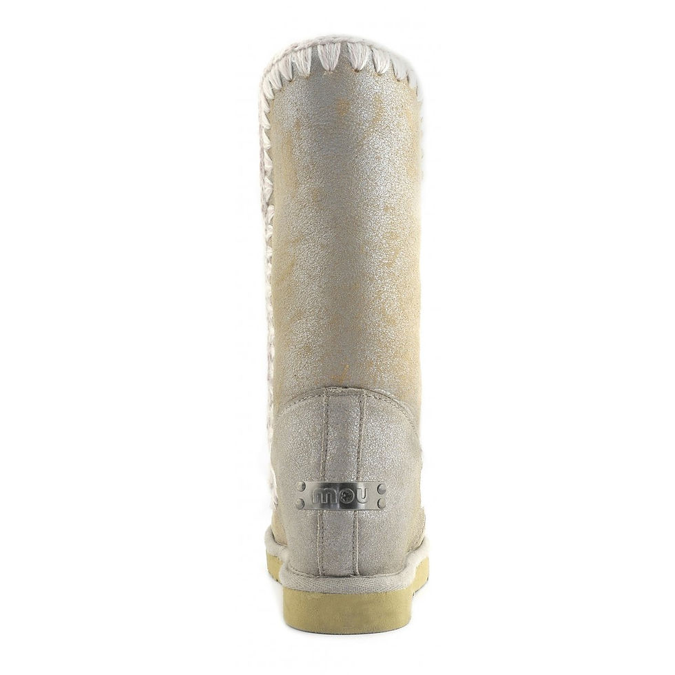 Miniatura: BOTA MOU eskimo wedge tall Stone metallic