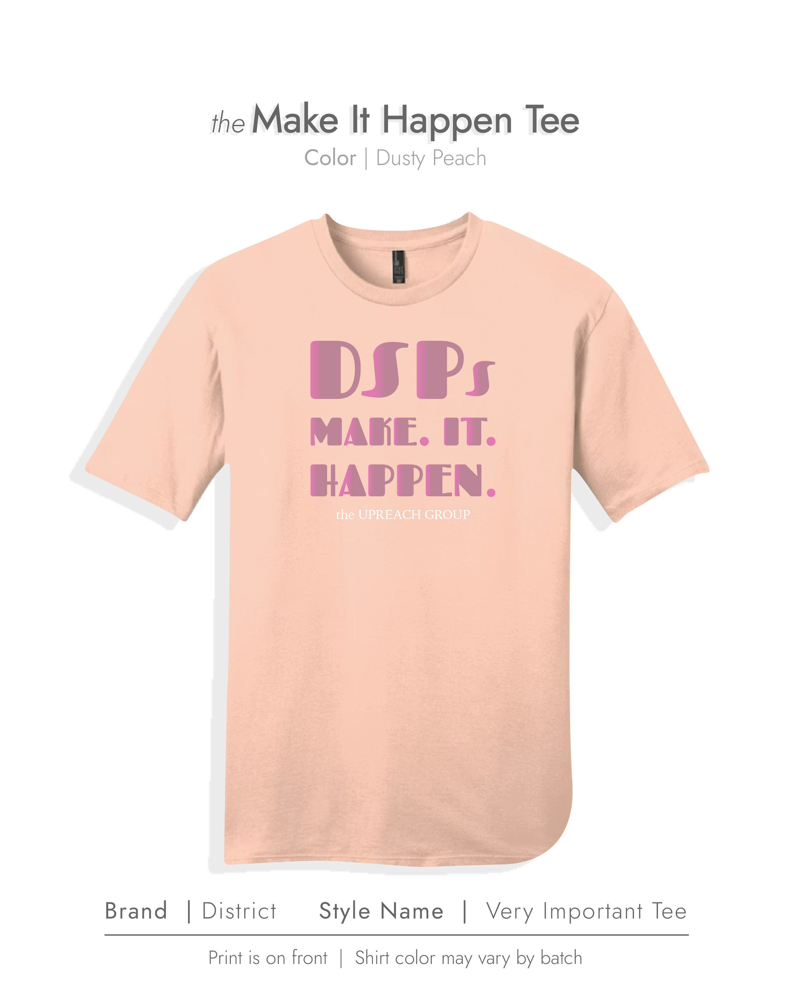 Make It Happen Tee | PINK