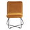 Miniature : Fauteuil velours champagne pieds métal