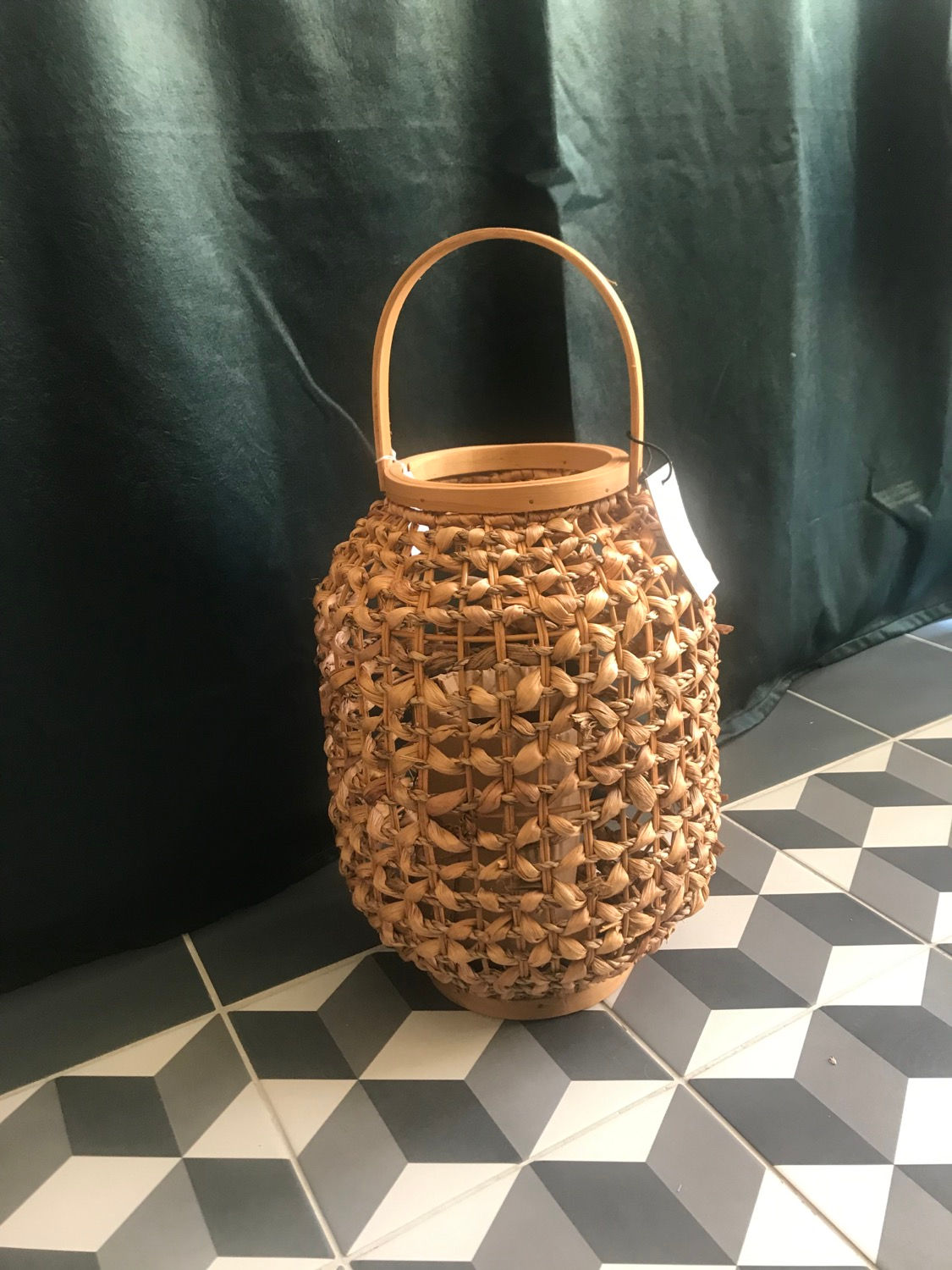 Ref lant8176: Lanterne tressée 