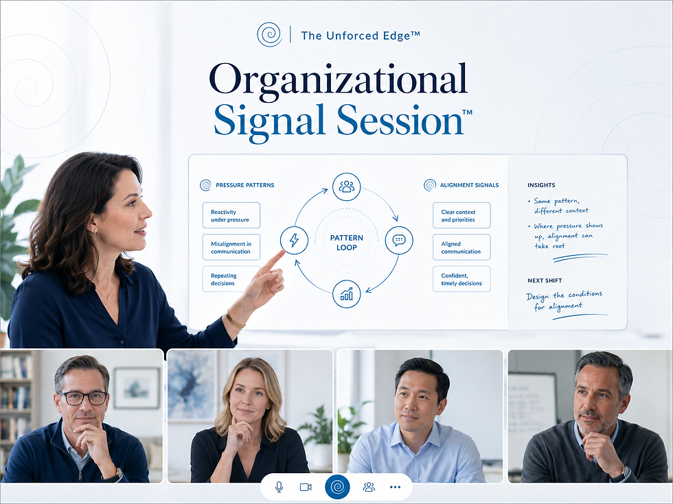 Thumbnail: Organizational Signal Session Image