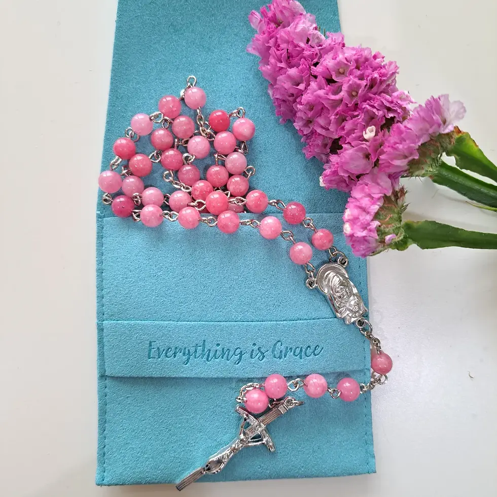 Miniatura: Angelite Stone Personalized Rosary