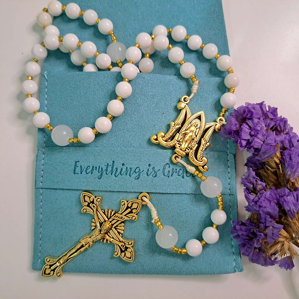 Thumbnail: Shell Beads String Bound Rosary