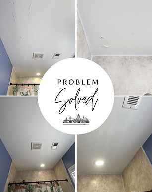 drywall repair Charleston SC bathroom ceiling